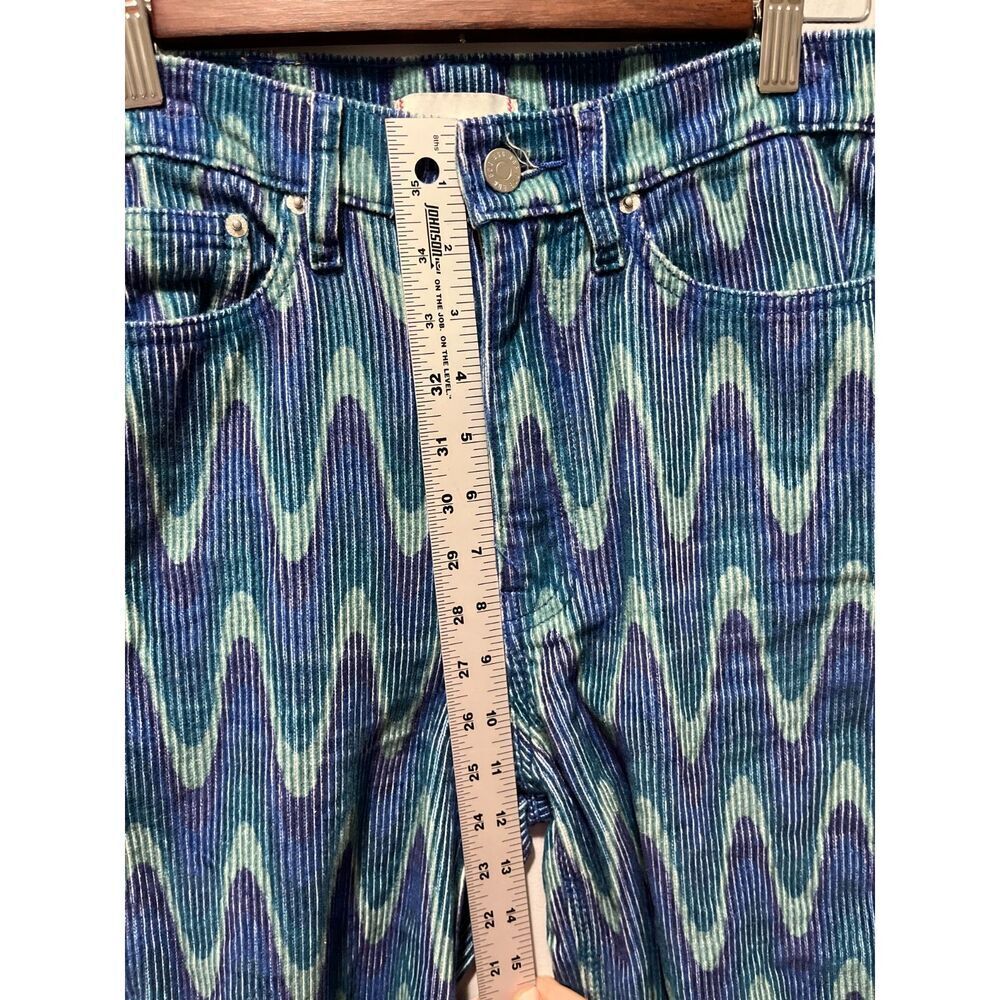 BDG Urban Outfitters High And Wide Corduroy Pants Size 26 Blue Wave Women's - Picture 7 of 10